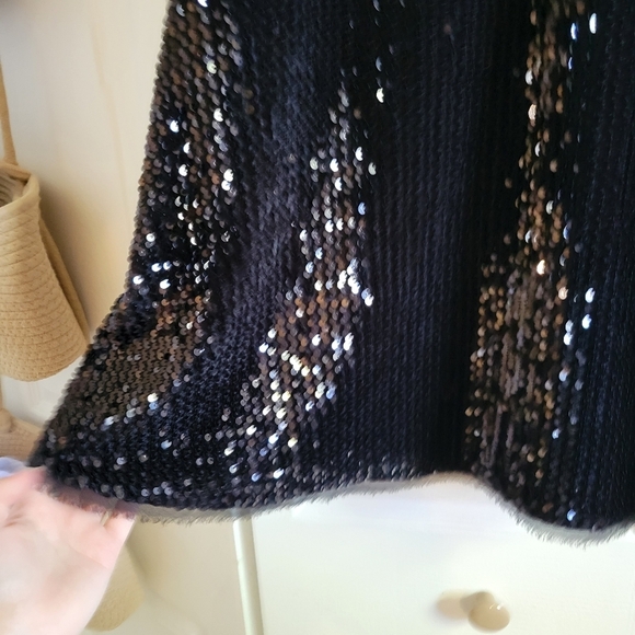 RACHEL RACHEL ROY Swing Sequin Dress Gown Black Size XS Party Formal - Picture 3 of 7